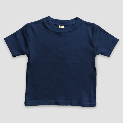 Wholesale Plain Toddler T-Shirts - Navy - 100% Cotton - LG2556D - The Laughing Giraffe®