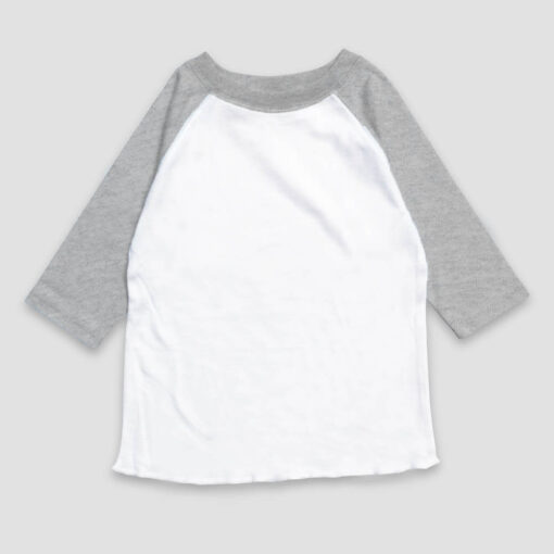 Solid Color Toddler Raglan Tees - Wholesale 3/4 Sleeve T-Shirts - LG3554WH - The Laughing Giraffe®