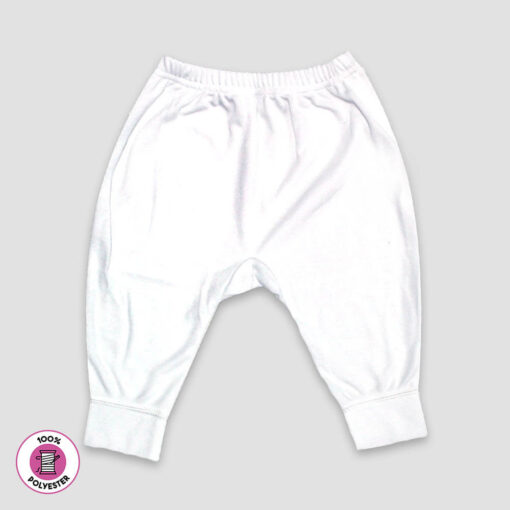 Baby Jogger Pants – White – 100% Polyester - LG4605W - The Laughing Giraffe®