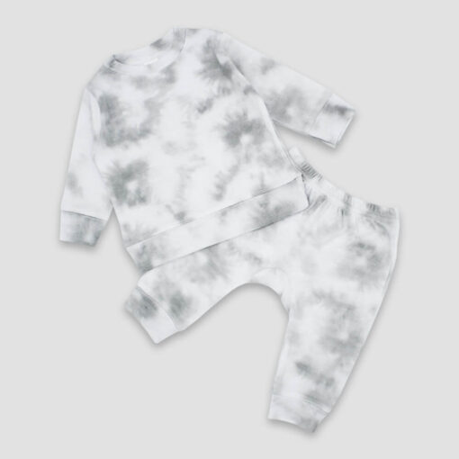 Baby Sweatsuit Smoke - Polyester Cotton Blend - LGS3699SK - The Laughing Giraffe®