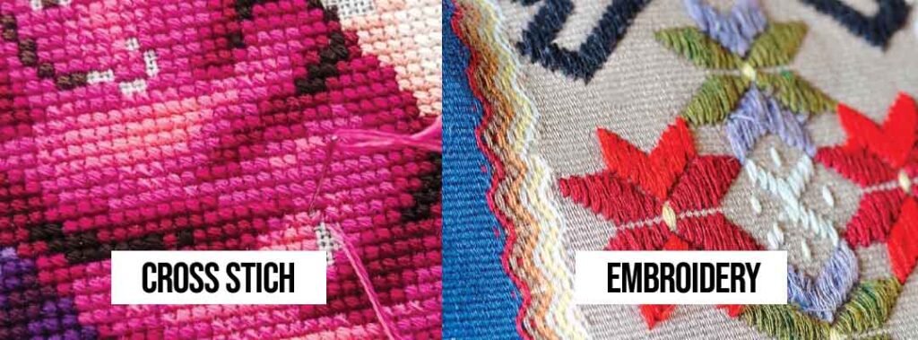 Embroidery vs Cross Stitch - What’s The Difference?