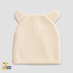 Wholesale Fleece Baby Bear Ears Beanie Hats - LG5033 - Natural - The Laughing Giraffe®